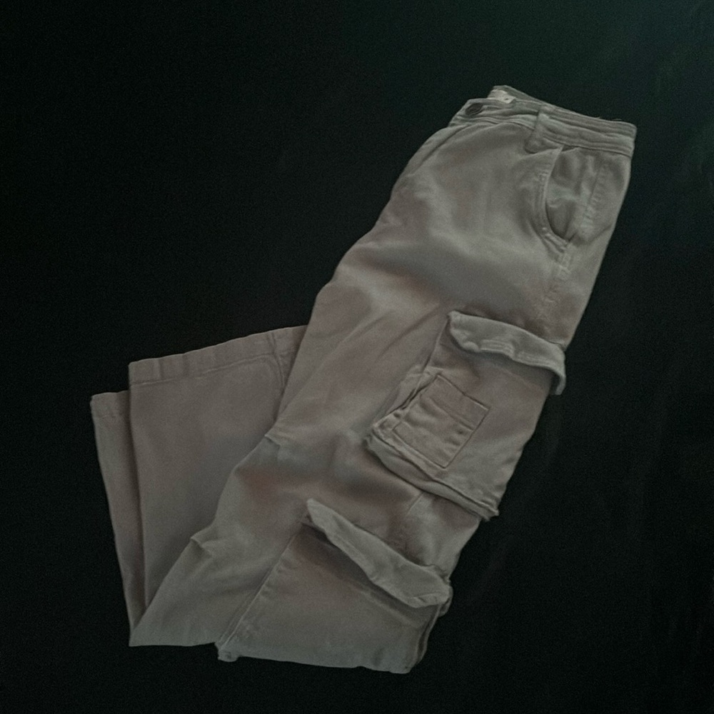 grey cargo pants